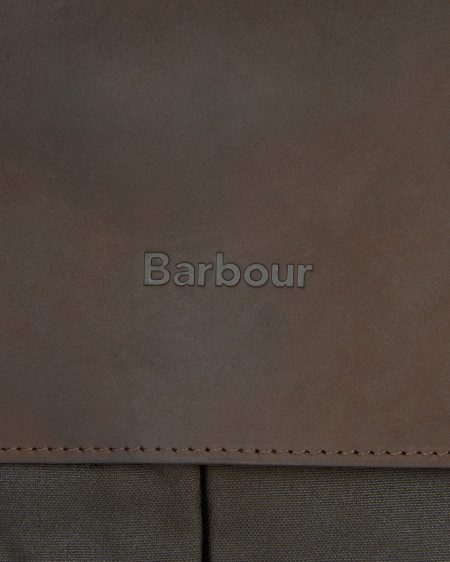 Waxed Leather Briefcase