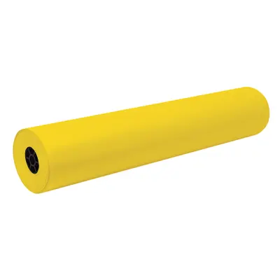 Decorol  Flame Retardant Art Rolls, Yellow,  36