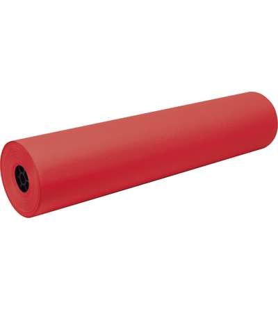Tru-Ray® Art Roll, Festive Red, 36" x 500', 1 Roll