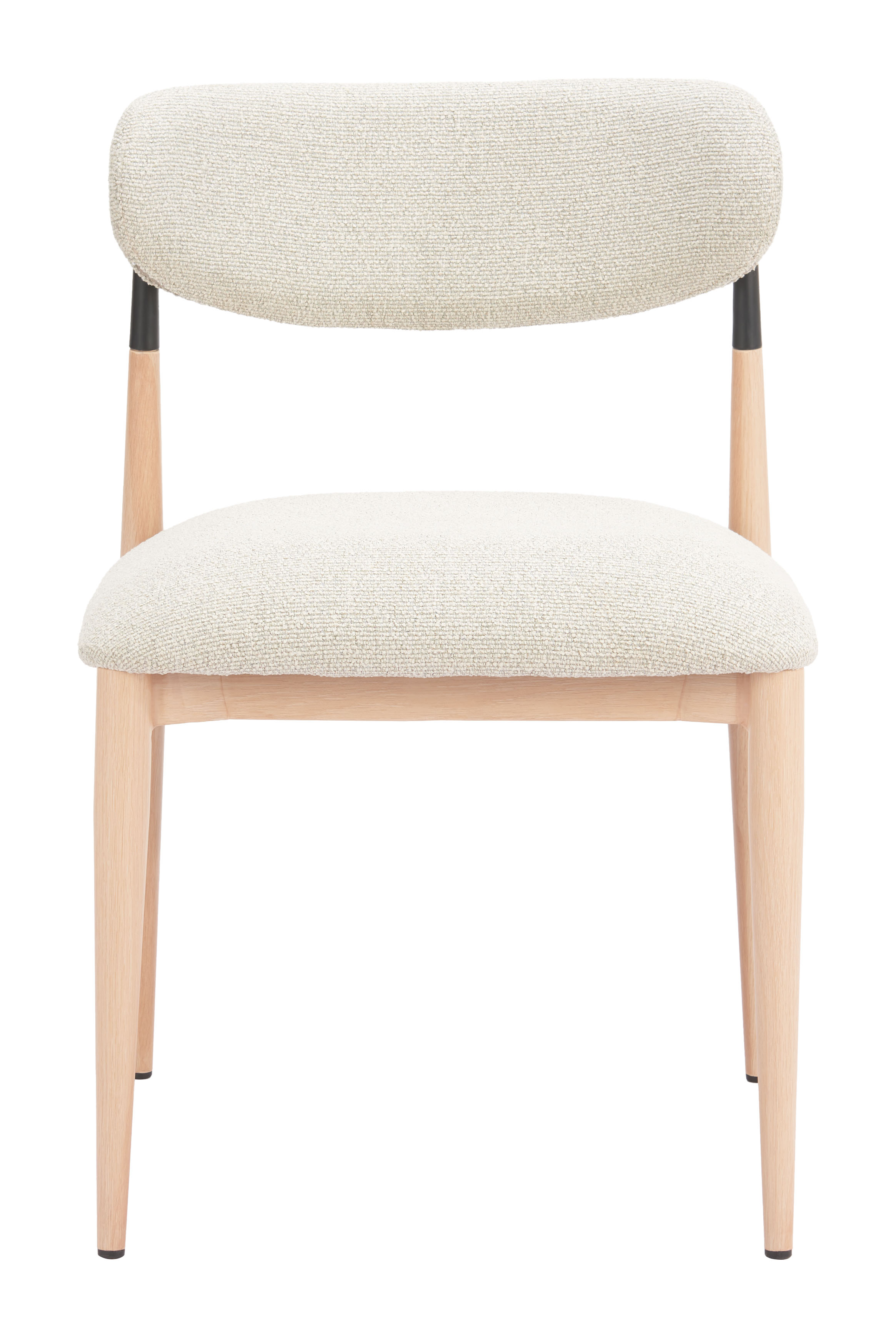 Equinox Armless Dining Chair (Set of 2) Oyster Gray & Natural product image