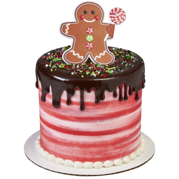 Gingerbread House and Man Layon