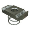 Channel Nut with Spring, Steel, Electrogalvanized, 7/16 in.-14 Thread
