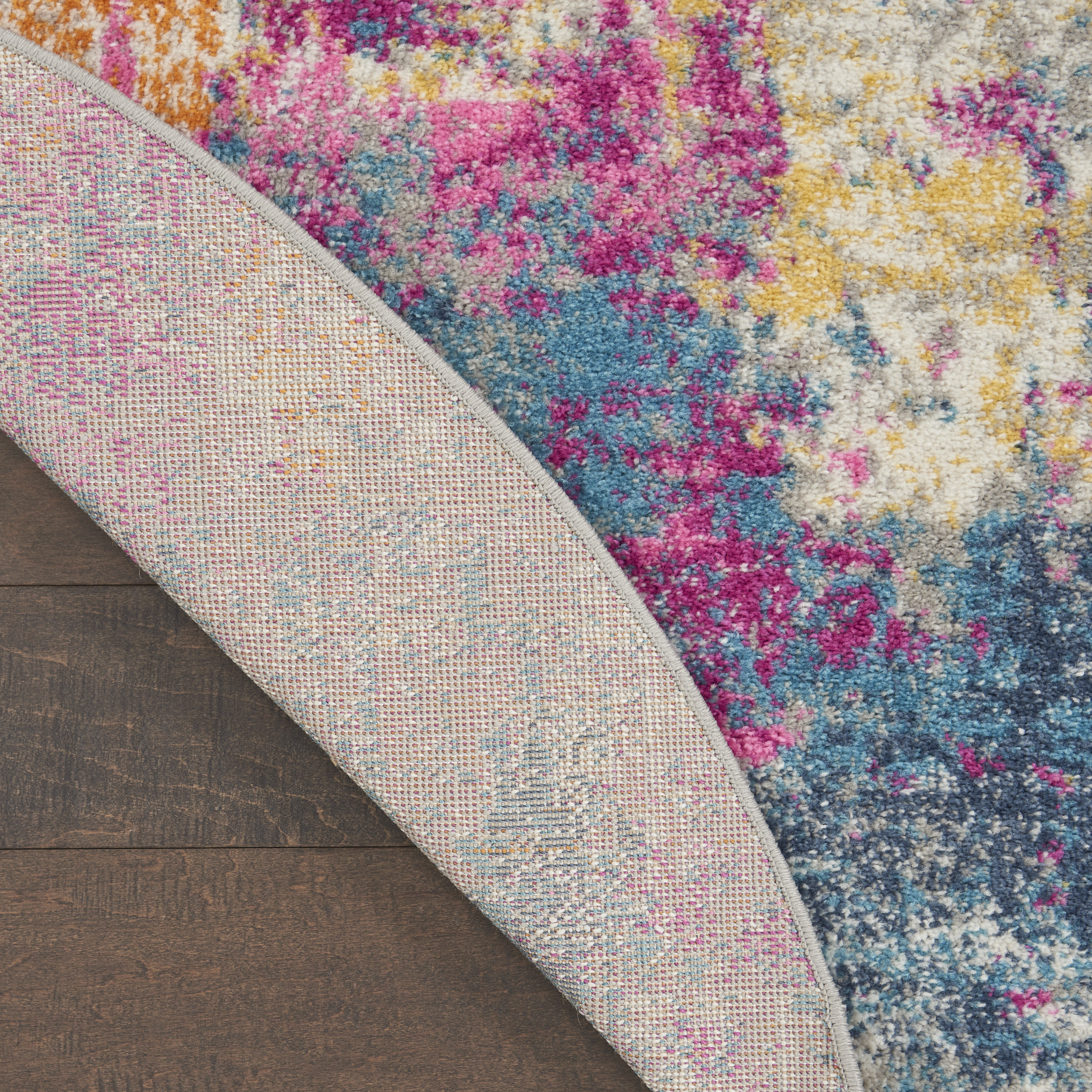 Nourison Passion 5' x 8' Oval Ivory Multicolor Modern Indoor Rug
