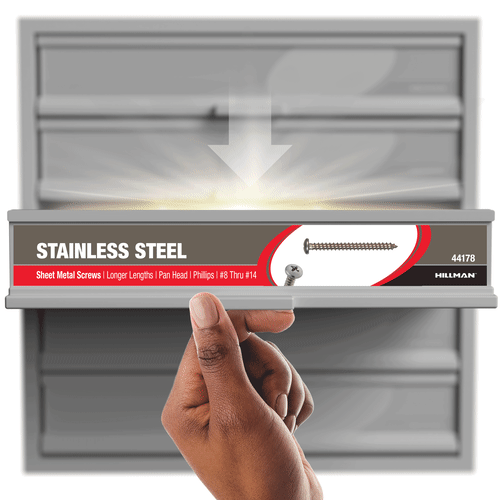 Stainless phillips pan head sheet metal screws 12 x 2 8 pc