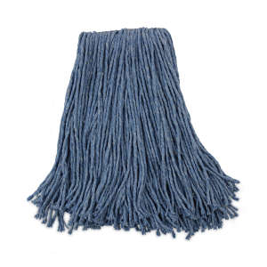 Boardwalk, Standard Synthetic Cut-End Wet Mop Head with 1" Headband, #20, Blue