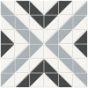 Studio Dark Sky Mix 10×10 Cubic Pattern Mosaic Matte