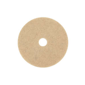 3M,  Natural 3500 Burnish Round Floor Pad, 24", Tan