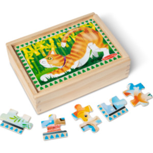 Wooden Jigsaw Puzzles in a Box - Pets