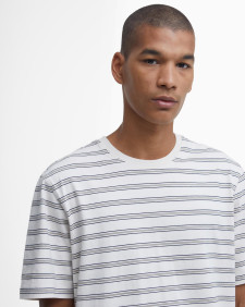 Elderslie Relaxed Striped T-Shirt Whisper White