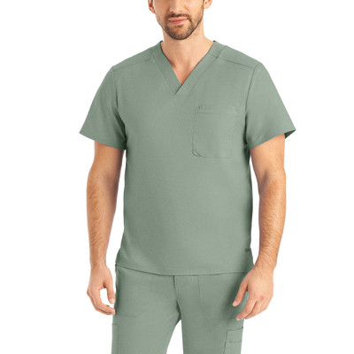 Landau ProFlex Men&#8216;s 2-Pocket V-Neck Scrub Top-Landau