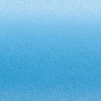 Textured frosted glass pane, blue gradient and speckled surface, diffusing light evenly; interior viewpoint with soft backlighting and no visible exterior detail.