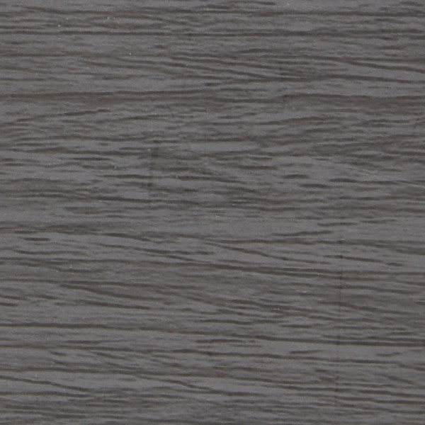 Dark gray wooden panel with horizontal grain and subtle scratches; displaying a textured, ridged surface; close-up, evenly lit, no visible surroundings.