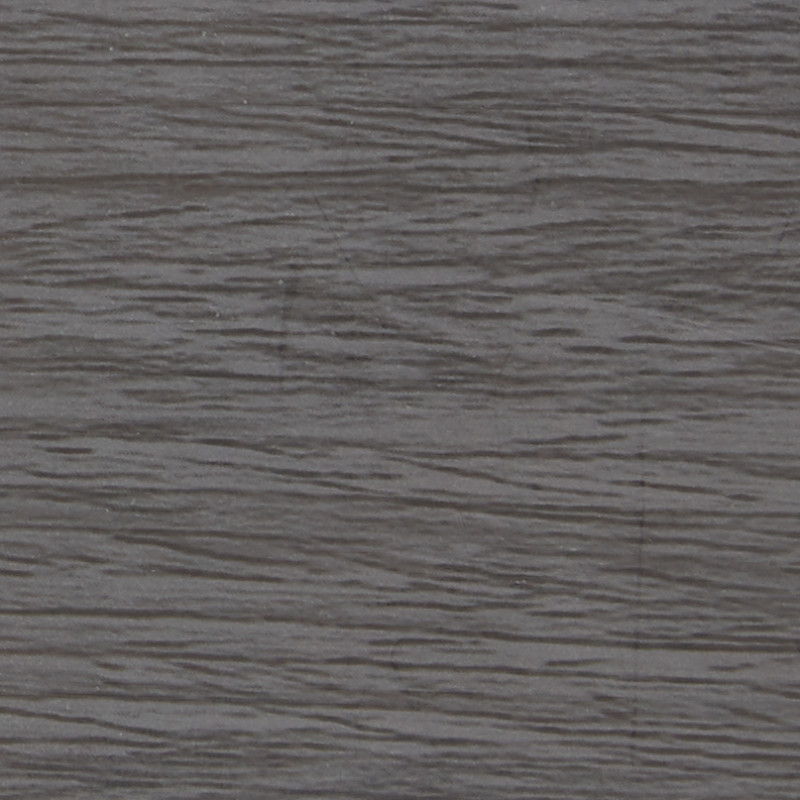 Dark gray wooden panel with horizontal grain and subtle scratches; displaying a textured, ridged surface; close-up, evenly lit, no visible surroundings.
