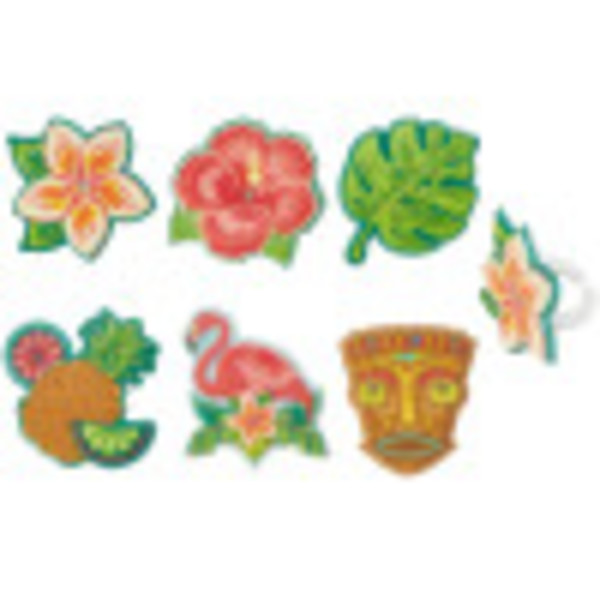 Polynesian Flair Cupcake Rings