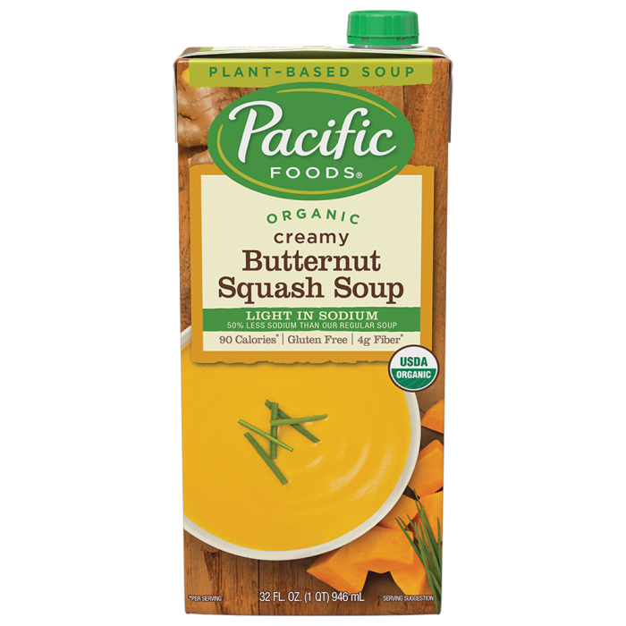 Light Sodium Organic Butternut Squash Soup