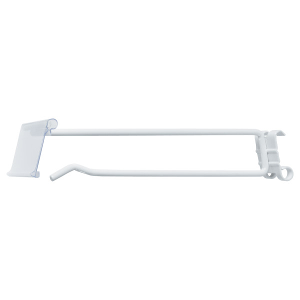 Crossbar Hooks 6" White Candle Rack