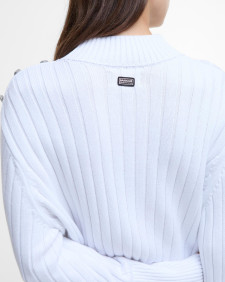Della Cropped Jumper Classic White