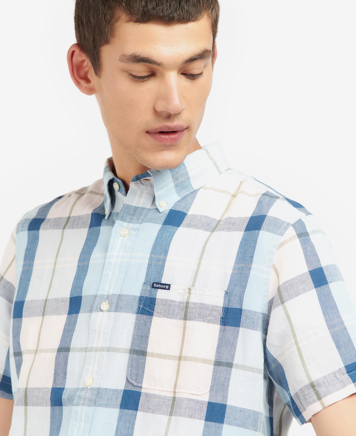 Angus Tailored Short-Sleeved Shirt image number 2