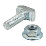 M6 X 20Mm Hammer Screw W Flanged Hex Nu