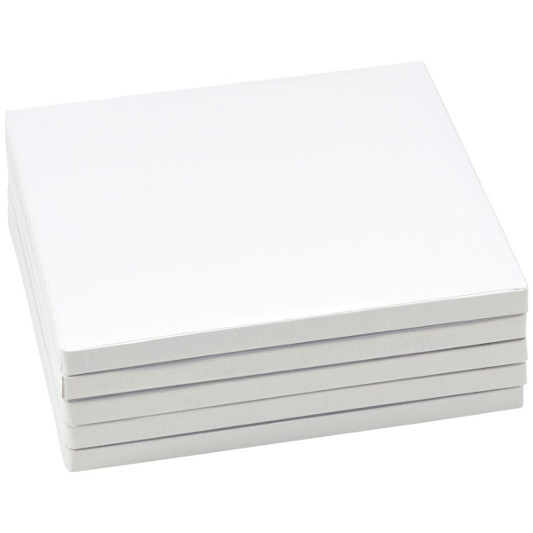 8" Square White Foil Cake Board