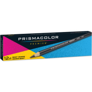 Ebony Graphite Drawing Pencils, Black, Box of 12