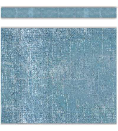 Moving Mountains Blue Straight Border Trim