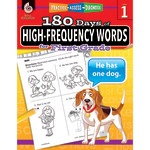 Shell Education 180 Days of High-Frequency Words for First Grade SEP51634