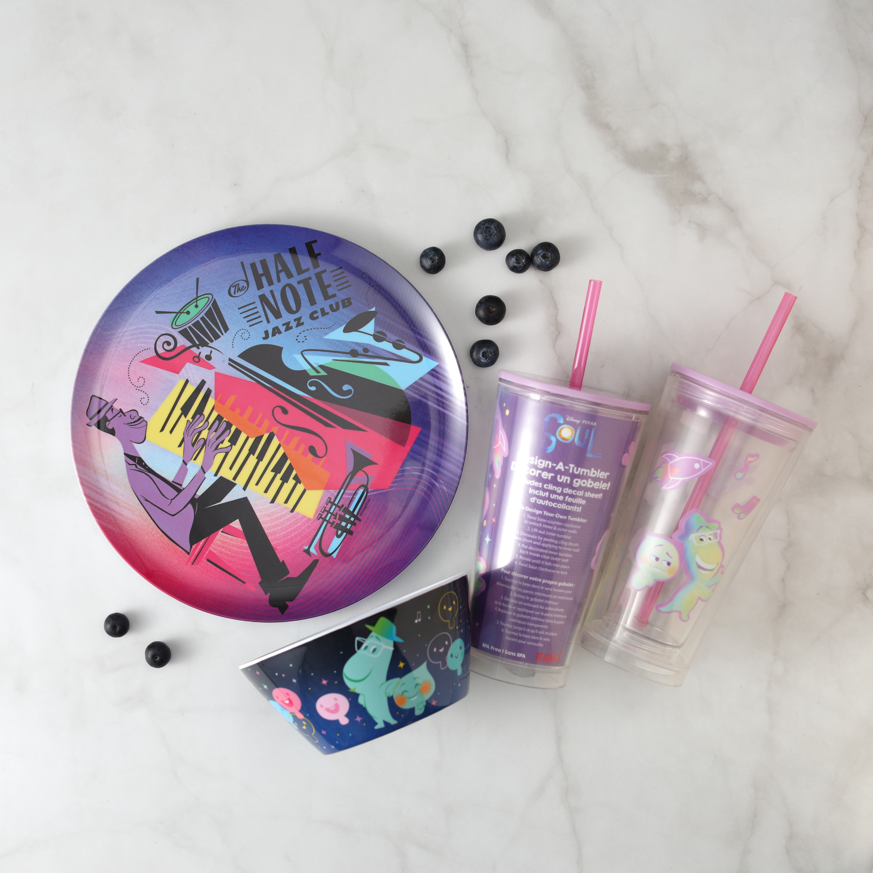 Disney 16 ounce Plastic Cup with Lid and Straw, Soul slideshow image 4 Disney 16 ounce Plastic Cup with Lid and Straw, Soul slideshow image 4