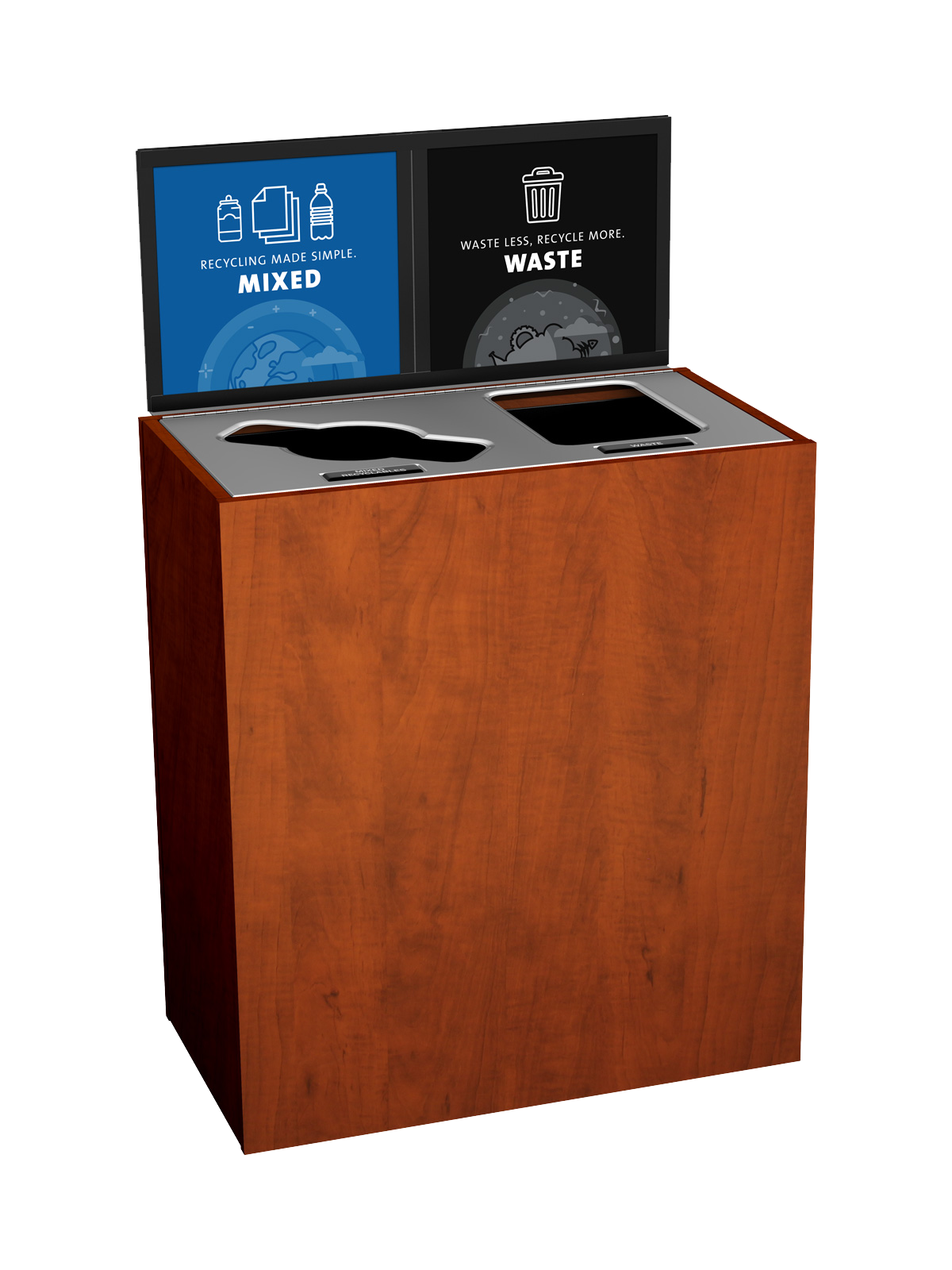 ARISTATA – Double – Kit – Mixed Recyclables-Waste – Mixed-Full – Midsummer Flame