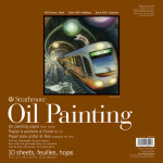 Strathmore 400 Series Oil Pad 10 Sheet 12x12  inch 1 Count