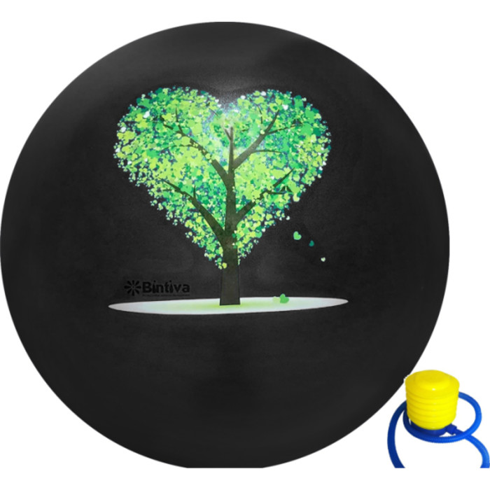 Exercise Ball with Stabilizing Sand, 65cm, Black