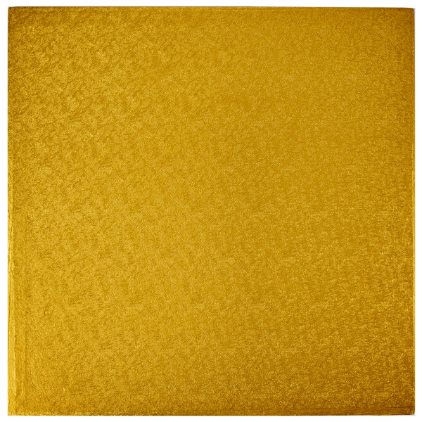 16" Square Gold Foil Cake Board