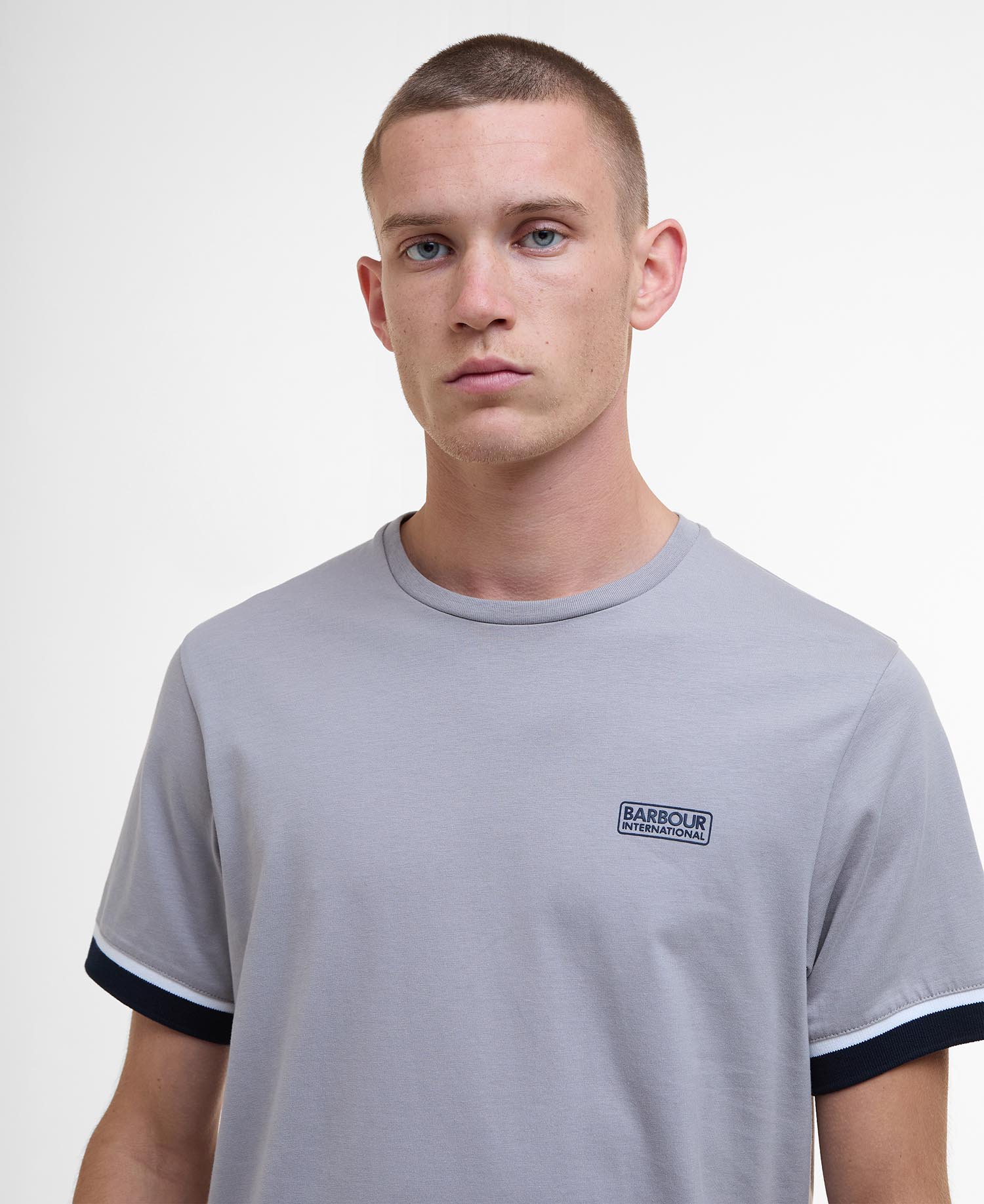 Deep Cuff Evan Tipped T-Shirt image number 3