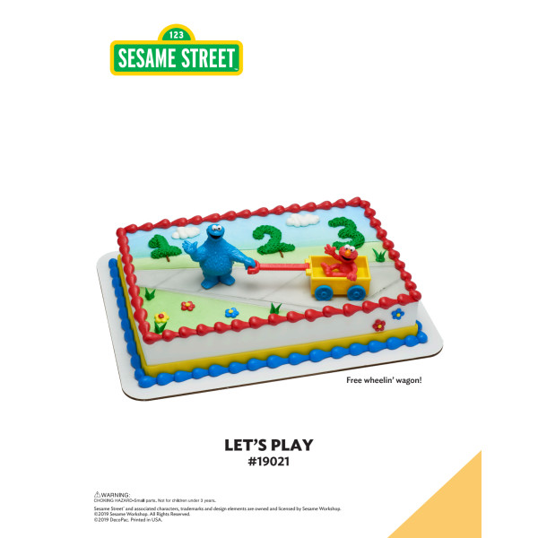 Sesame Street® Let's Play The Magic of Cakes® Icing Only Page