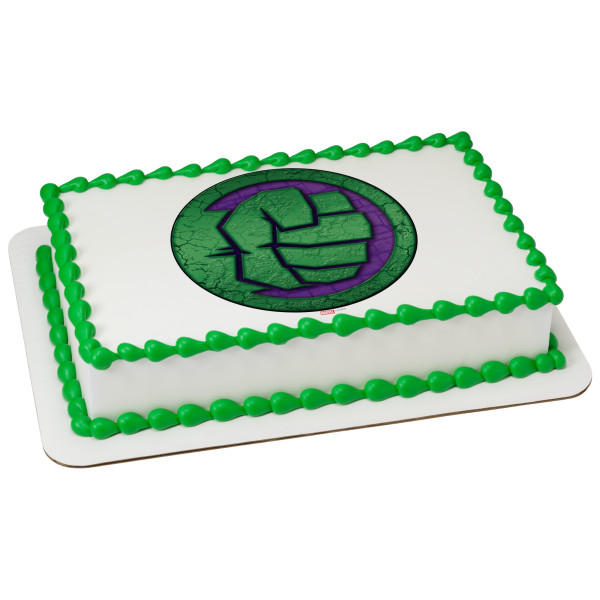 MARVEL Avengers Hulk Icon PhotoCake® Edible Image®