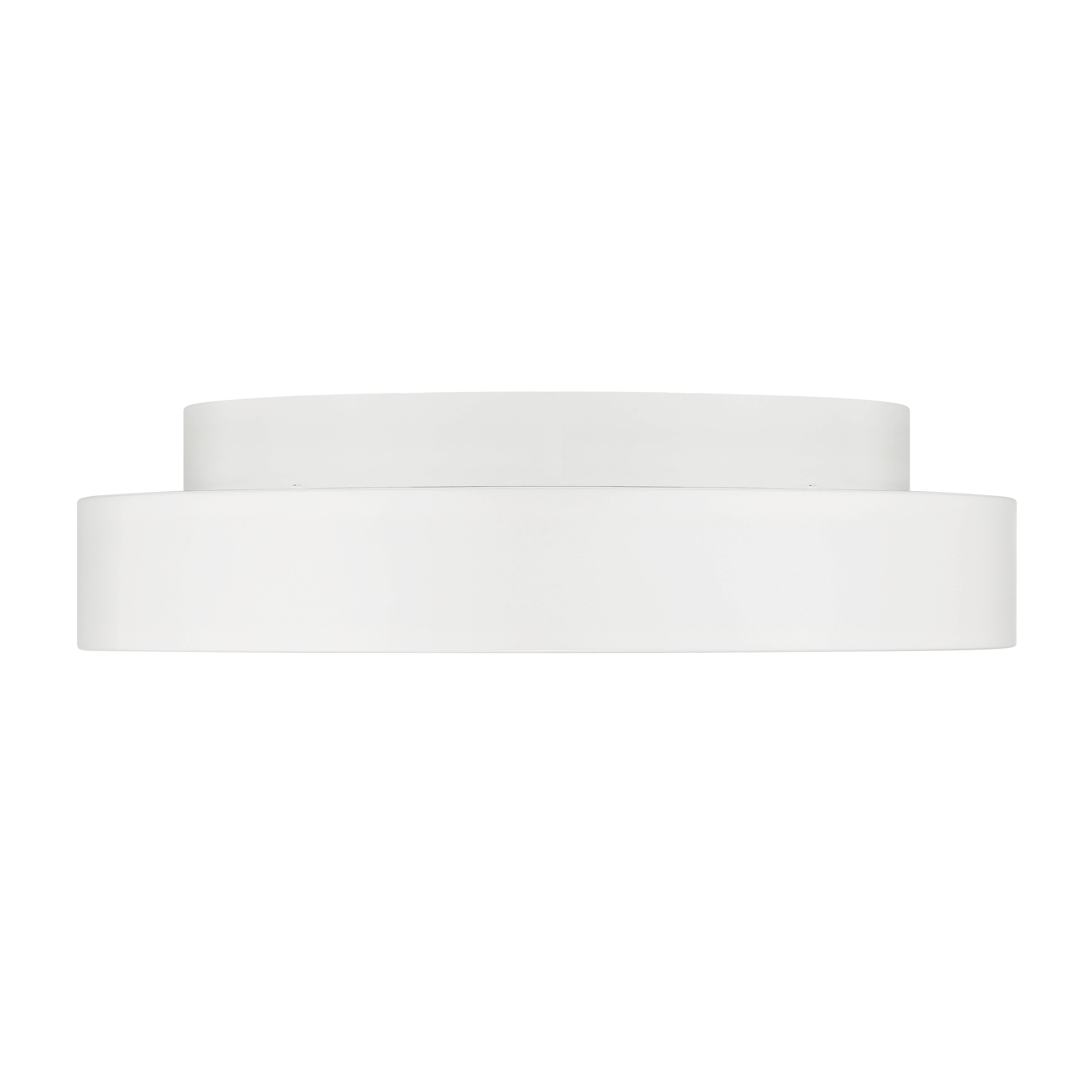 The Conc 15" flush mount delivers bright, high-quality LED light in a sleek matte white finish. With 95 CRI and 1830 lumens, it provides excellent color accuracy and ample illumination for medium-sized spaces. - alternate view