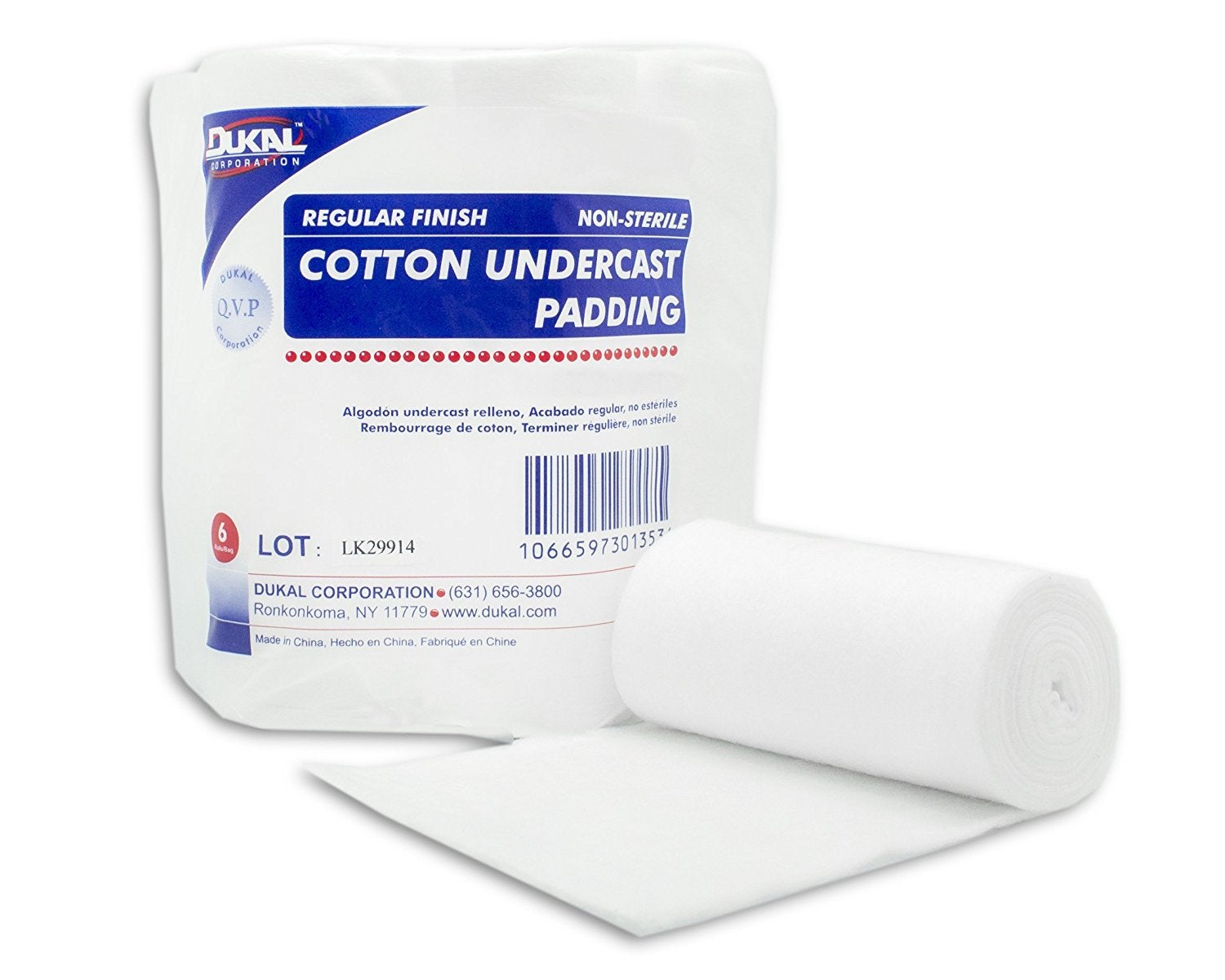 Dukal PADDING, UNDERCAST N/S 6" X 12' (6/BG 6BG/CS)