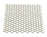 Multiplier White 3/4″ Penny Round Mosaic Matte Multiplier White 3/4″ Penny Round Mosaic Matte