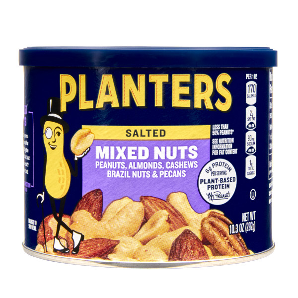 PLANTERS(r) Regular Mixed Nuts 12/10.3oz . C1CB - Front Center Inner Pack (Hi Res)