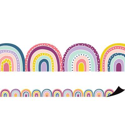 Oh Happy Day Rainbows Magnetic Border
