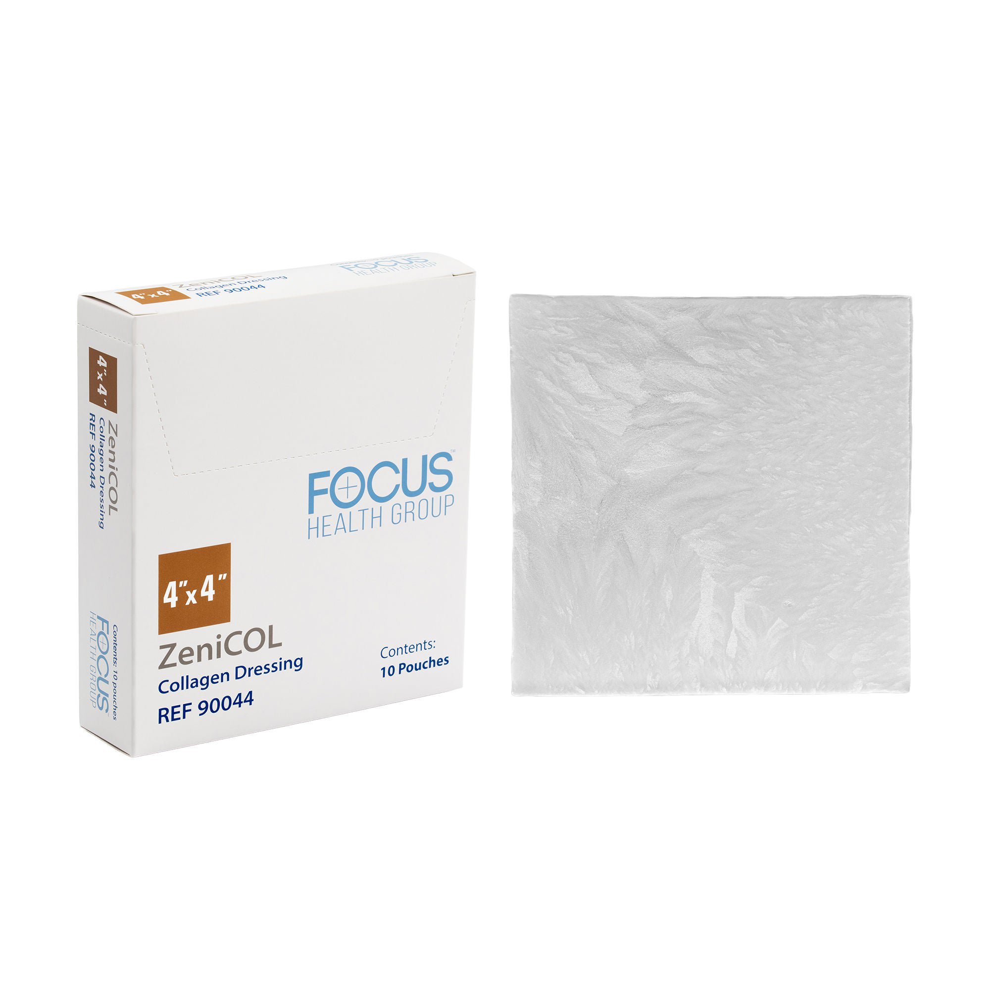 Focus Health Group DRESSING, WOUND COLLAGEN ZENICOL STR 4X4"