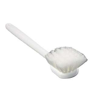 Carlisle, Flo-Pac®, 5in, Utility Scrub Brush, Nylon Bristles, White