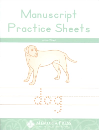 Memoria Press Manuscript Practice Sheets