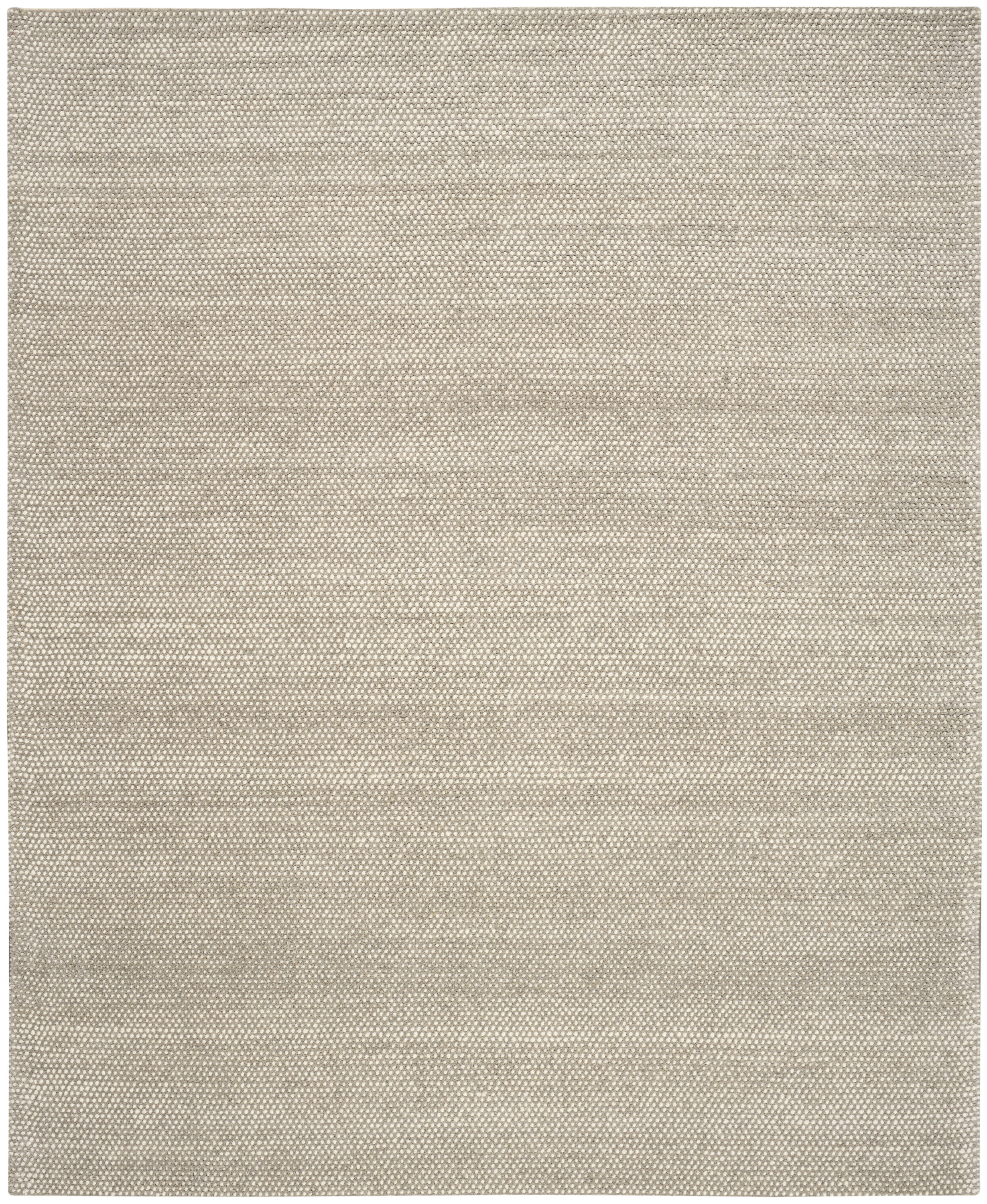 DKNY Pure Rows 9'9" x 13'9" Ivory Grey Farmhouse Indoor Rug