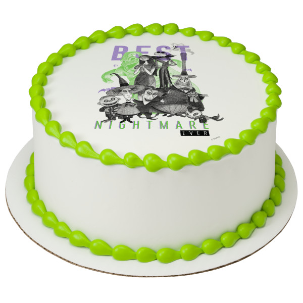 Disney Tim Burton's The Nightmare Before Christmas Best PhotoCake® Edible Image®