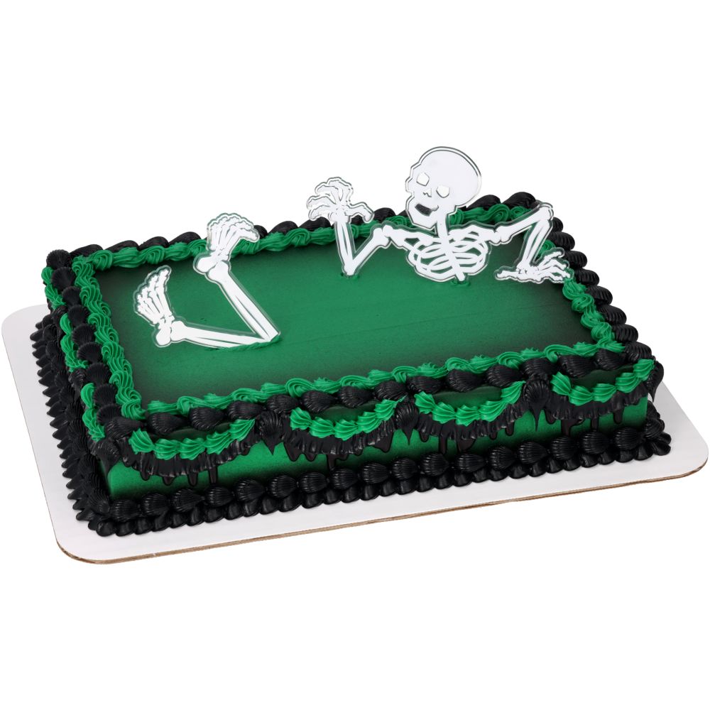 Image Cake Spooky Skeleton