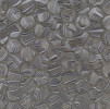 Namibia Dark Silver 1-1/2 Round Ripples Mosaic