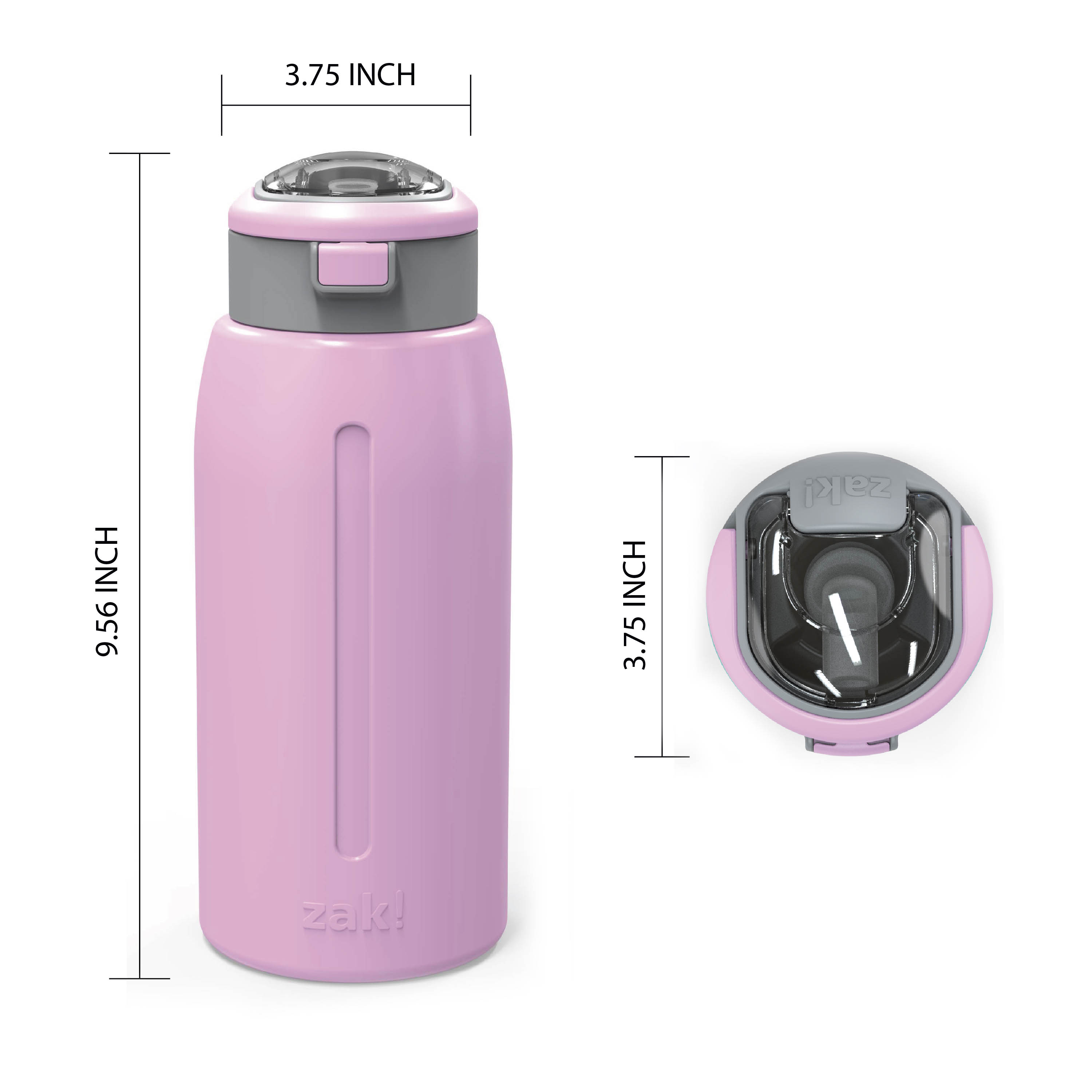 Genesis 32 ounce Stainless Steel Water Bottles, Lilac slideshow image 6 Genesis 32 ounce Stainless Steel Water Bottles, Lilac slideshow image 6