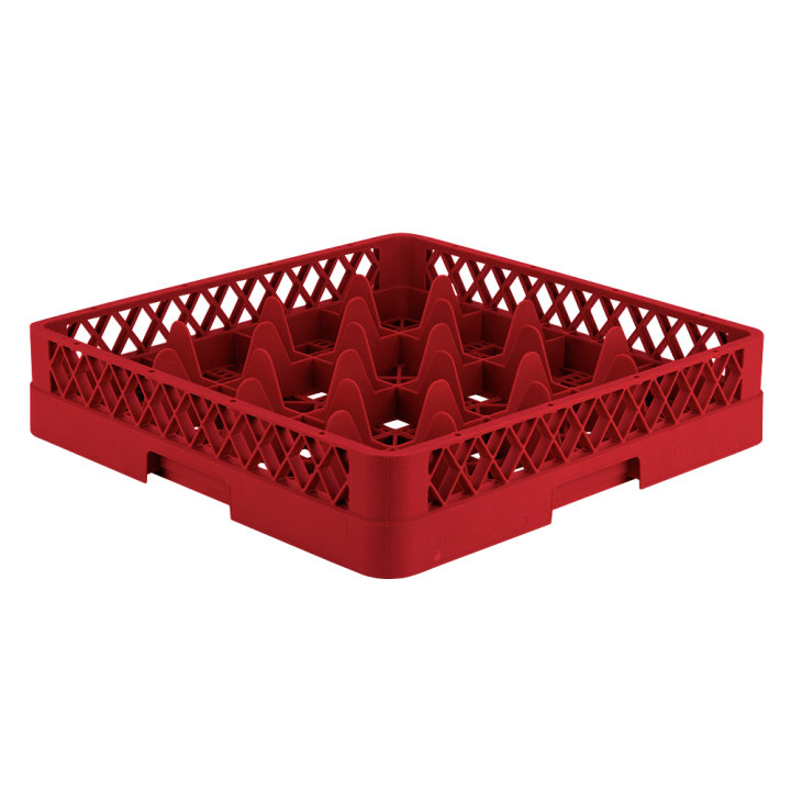 Traex® full-size square 16 compartment rack