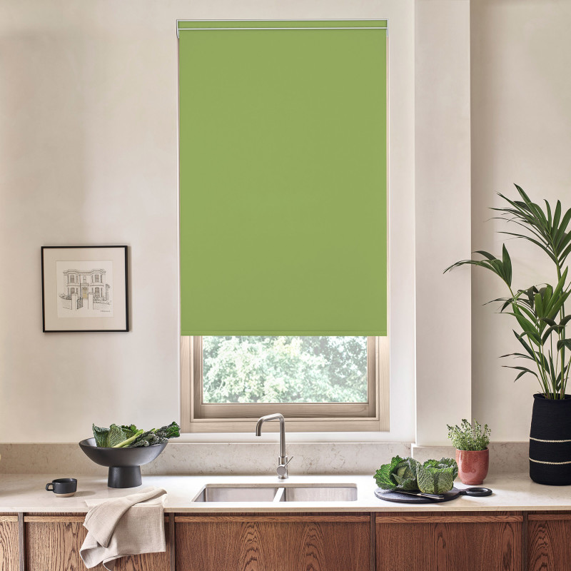 Acacia Blackout Green Roller Blind